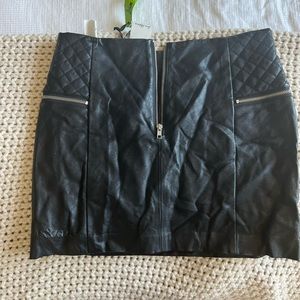 Size 6 Sam Edelman leather skirt tags still on